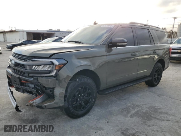 2024 Ford Expedition Timberline with VIN 1FMJU1RG0REA53176, listed as a Copart auction lot 47636545 with 7,915 mi miles and Salvage title. Bid and sale history available at DreamBid. Image 1.
