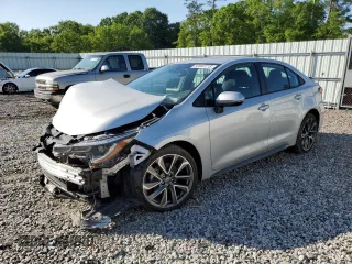 2021 Toyota Corolla SE with VIN 5YFS4MCE3MP090266, listed as a Copart auction lot 52882215 with 43,719 mi miles and Salvage Title. Bid and sale history available at DreamBid. Image 1.