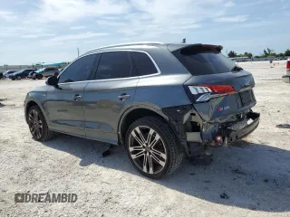 2018 Audi SQ5 Prestige with VIN WA1C4AFY0J2064155, listed as a Copart auction lot 64546094 with 58,247 mi miles and Salvage Title. Bid and sale history available at DreamBid. Image 2.