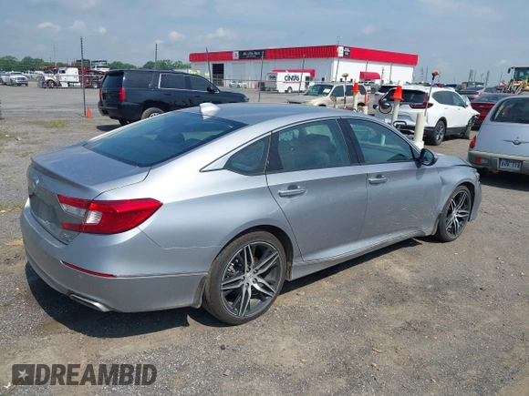 2021 Honda Accord Touring with VIN 1HGCV2F99MA014738, listed as a IAAI auction lot 42392129 with 25,802 mi miles and . Bid and sale history available at DreamBid. Image 4.
