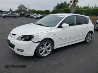 2008 Mazda 3 S GT with VIN JM1BK344X81163665, listed as a Copart auction lot 53690955 with 184,056 mi miles and Salvage Title. Bid and sale history available at DreamBid. Image 1.