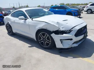 2018 Ford Mustang EcoBoost with VIN 1FA6P8TH9J5101604, listed as a IAAI auction lot 41844262 with 78,240 mi miles. Bid and sale history available at carsss.com. Image 1.