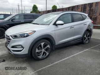 2016 Hyundai Tucson Limited z VIN KM8J33A26GU166843, wystawiony jako Copart lot #55858685 z przebiegiem 78 591 mil mil oraz Szkoda całkowita • Salvage title. Historia ofert i sprzedaży dostępna na DreamBid. Obrazek 1.