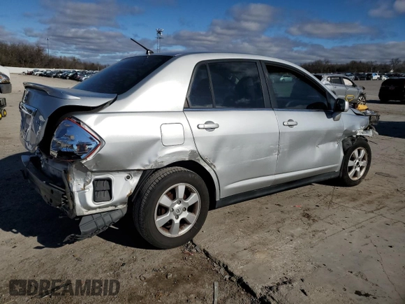 2009 Nissan Versa 1.8 S with VIN 3N1BC11E29L372166, listed as a Copart auction lot 86772944 with 0 mi miles and Salvage Title. Bid and sale history available at carsss.com. Image 3.