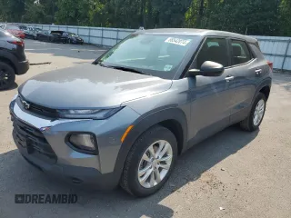 2022 Chevrolet TrailBlazer LS with VIN KL79MNSL1NB036031, listed as a Copart auction lot 66542074 with 56,764 mi miles and Salvage Title. Bid and sale history available at carsss.com. Image 1.