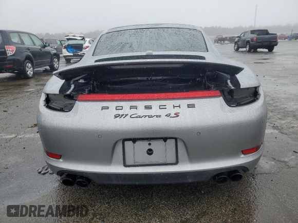 2014 Porsche 911 Carrera S with VIN WP0AB2A90ES120822, listed as a Copart auction lot 44791915 with 43,018 mi miles and Salvage Title. Bid and sale history available at carsss.com. Image 6.