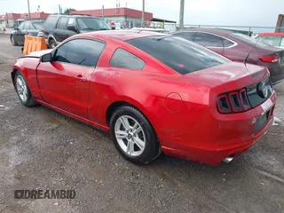 2013 Ford Mustang V6 with VIN 1ZVBP8AM9D5283332, listed as a IAAI auction lot 42471456 with 108,514 mi miles and . Bid and sale history available at DreamBid. Image 3.