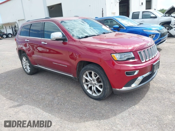 2014 Jeep Grand Cherokee Summit z VIN 1C4RJFJT4EC423217, wystawiony jako IAAI lot #42704059 z przebiegiem 245 928 mil mil oraz . Historia ofert i sprzedaży dostępna na DreamBid. Obrazek 1.
