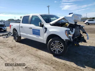 2023 Ford F-150 XL with VIN 1FTFW1E51PKD39061, listed as a Copart auction lot 88540555 with 35,405 mi miles and Salvage Title. Bid and sale history available at carsss.com. Image 4.