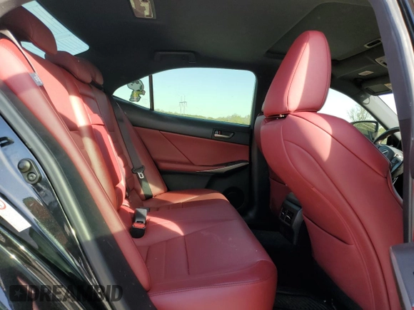 2017 Lexus IS with VIN JTHBA1D24H5051103, listed as a Copart auction lot 50579145 with 67,665 mi miles and Salvage Title. Bid and sale history available at carsss.com. Image 10.