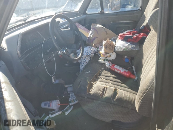 1988 Ford F-150 with VIN 1FTEF15N6JNA53465, listed as a Copart auction lot 89186025 with 171,025 mi miles and Salvage Title. Bid and sale history available at carsss.com. Image 7.