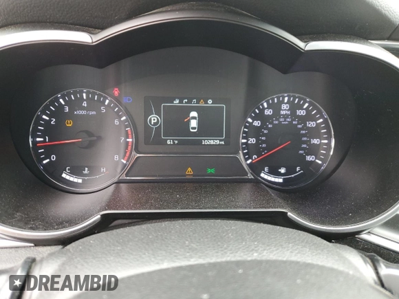 2015 Kia Optima SX Turbo with VIN 5XXGR4A65FG426823, listed as a Copart auction lot 55662665 with 102,829 mi miles and Salvage title. Bid and sale history available at DreamBid. Image 9.