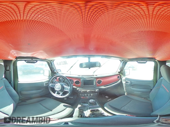 2021 Jeep Wrangler Rubicon with VIN 1C4HJXCG4MW787846, listed as a Copart auction lot 58221835 with 25,729 mi miles and Salvage title. Bid and sale history available at DreamBid. Image 14.