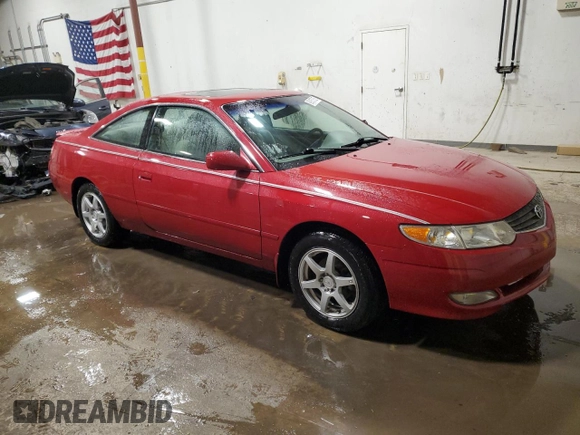 2003 Toyota Solara SE with VIN 2T1CE22P43C025496, listed as a Copart auction lot 89157825 with 104,722 mi miles and Salvage Title. Bid and sale history available at carsss.com. Image 4.