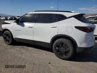 2021 Chevrolet Blazer LT with VIN 3GNKBDR41MS510296, listed as a Copart auction lot 43761245 with 47,009 mi miles and Salvage title. Bid and sale history available at DreamBid. Image 2.