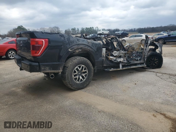 2021 Ford F-150 XL with VIN 1FTEW1EP8MFA87620, listed as a Copart auction lot 45039245 with 0 mi miles and Non Repairable. Bid and sale history available at carsss.com. Image 3.