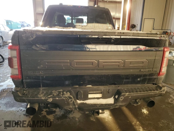2022 Ford F-150 Raptor with VIN 1FTFW1RGXNFA87263, listed as a Copart auction lot 45265165 with 33,264 mi miles and Salvage Title. Bid and sale history available at carsss.com. Image 6.
