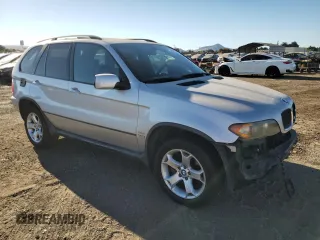 2006 BMW X5 3.0i with VIN 5UXFA13566LY33974, listed as a Copart auction lot 71454014 with 137,226 mi miles and Salvage Title. Bid and sale history available at carsss.com. Image 4.