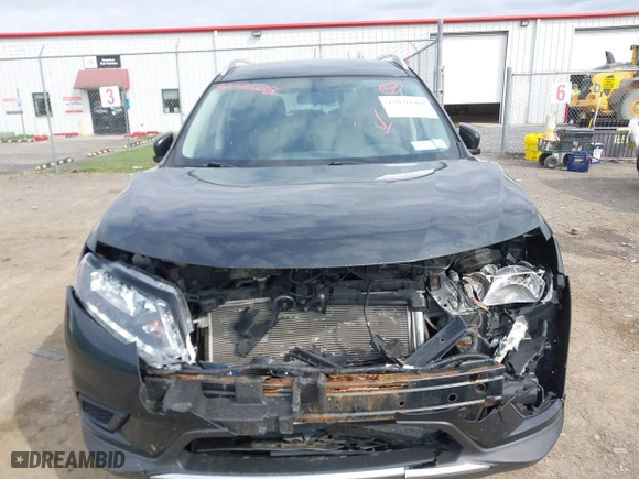 2016 Nissan Rogue S with VIN KNMAT2MV0GP710160, listed as a IAAI auction lot 42026668 with 172,517 mi miles. Bid and sale history available at carsss.com. Image 6.