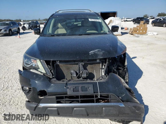 2019 Nissan Pathfinder S with VIN 5N1DR2MM7KC583616, listed as a Copart auction lot 44192815 with 51,097 mi miles and Salvage title. Bid and sale history available at DreamBid. Image 5.