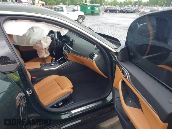 2023 BMW 4 Series 430i z VIN WBA63AV09PFN78926, wystawiony jako IAAI lot #42098820 z przebiegiem Nie podano mil oraz . Historia ofert i sprzedaży dostępna na DreamBid. Obrazek 5.