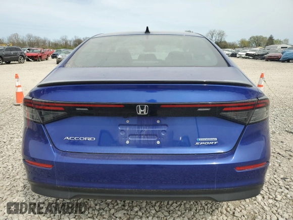 2023 Honda Accord Sport с VIN 1HGCY2F53PA061627, выставлен на аукционе Copart как лот 53447725 с пробегом 15 487 миль миль и Списание • Salvage title. История ставок и продаж доступна на DreamBid. Изображение 6.