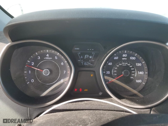 2015 Hyundai Elantra Limited with VIN 5NPDH4AE6FH579504, listed as a Copart auction lot 43042535 with 71,604 mi miles and Salvage Title. Bid and sale history available at carsss.com. Image 9.