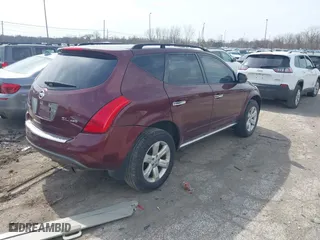 2007 Nissan Murano SL with VIN JN8AZ08W17W638112, listed as a IAAI auction lot 41831920 with 231,930 mi miles. Bid and sale history available at carsss.com. Image 4.