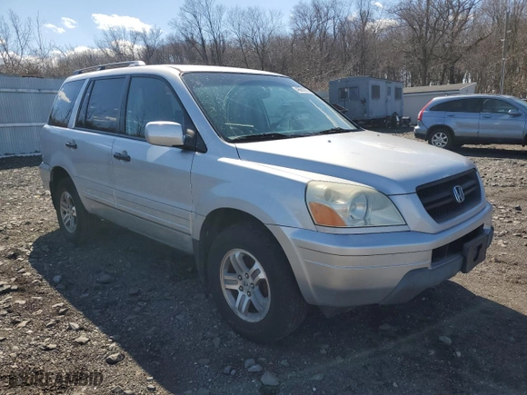 2004 Honda Pilot EX with VIN 2HKYF18514H503665, listed as a Copart auction lot 46651875 with 166,751 mi miles and Clean Title. Bid and sale history available at carsss.com. Image 4.