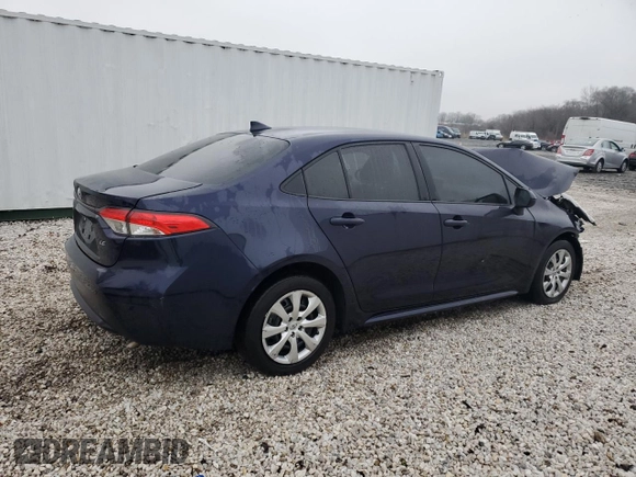 2022 Toyota Corolla LE with VIN JTDEPMAE2NJ204125, listed as a Copart auction lot 82973574 with 40,828 mi miles and Clean Title. Bid and sale history available at carsss.com. Image 3.
