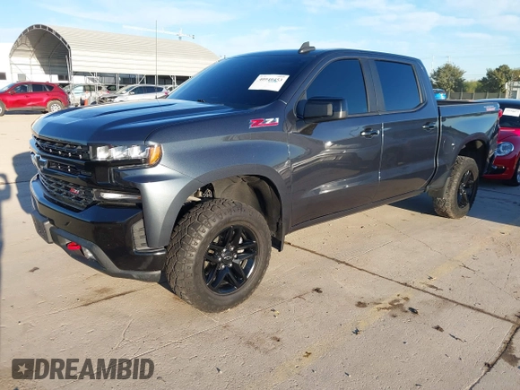 2021 Chevrolet Silverado 1500 LT Trail Boss with VIN 1GCPYFED2MZ116887, listed as a IAAI auction lot 40940453 with 43,449 mi miles and . Bid and sale history available at DreamBid. Image 17.