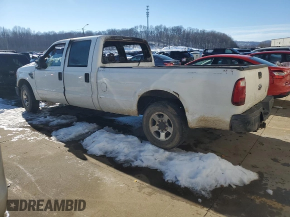 2008 Ford F-250 XL with VIN 1FTSW20588EE14690, listed as a Copart auction lot 41655395 with Not provided miles and Salvage title. Bid and sale history available at DreamBid. Image 2.