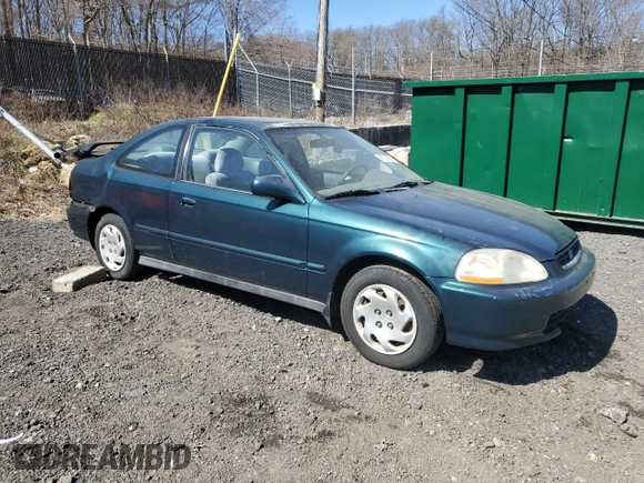 1997 Honda Civic EX z VIN 1HGEJ8142VL136575, wystawiony jako Copart lot #49732395 z przebiegiem 296 782 mil mil oraz Szkoda całkowita • Salvage title. Historia ofert i sprzedaży dostępna na DreamBid. Obrazek 4.