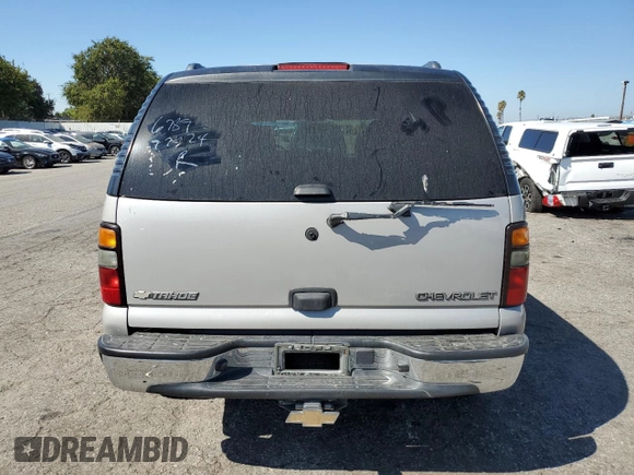 2005 Chevrolet Tahoe LS with VIN 1GNEC13V85J255188, listed as a Copart auction lot 73758614 with 0 mi miles and Salvage Title. Bid and sale history available at carsss.com. Image 6.