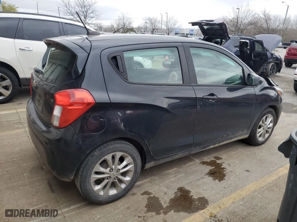 2020 Chevrolet Spark LT with VIN KL8CD6SAXLC416966, listed as a Copart auction lot 80916064 with 85406 miles and Salvage Title. Bid and sale history available at carsss.com. Image 3.