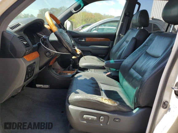 2003 Lexus GX 470 with VIN JTJBT20X430003896, listed as a Copart auction lot 53808295 with 163,376 mi miles and Salvage Title. Bid and sale history available at carsss.com. Image 7.