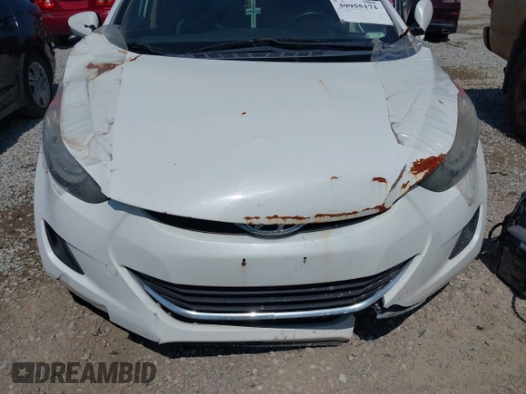 2011 Hyundai Elantra GLS with VIN 5NPDH4AE2BH045135, listed as a IAAI auction lot 39955171 with 209,116 mi miles. Bid and sale history available at carsss.com. Image 6.