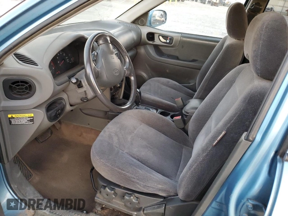 2003 Hyundai Santa Fe GLS with VIN KM8SC13D53U554812, listed as a Copart auction lot 86789014 with 0 mi miles and Salvage Title. Bid and sale history available at carsss.com. Image 7.