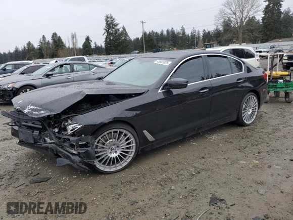2017 BMW 5 Series 530i xDrive with VIN WBAJA7C34HWA69945, listed as a Copart auction lot 45941025 with Not Provided miles and Salvage Title. Bid and sale history available at carsss.com. Image 1.