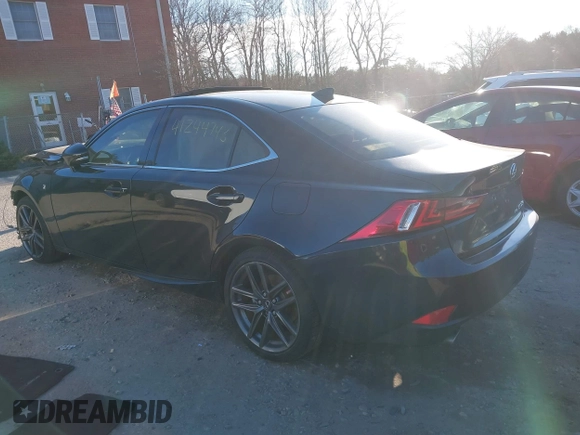 2014 Lexus IS 250 with VIN JTHCF1D26E5001000, listed as a IAAI auction lot 41244743 with 121,276 mi miles. Bid and sale history available at carsss.com. Image 3.