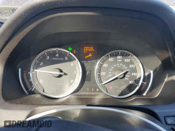2016 Acura TLX V6 with VIN 19UUB2F31GA000555, listed as a Copart auction lot 47520585 with 152,926 mi miles and Salvage Title. Bid and sale history available at carsss.com. Image 9.