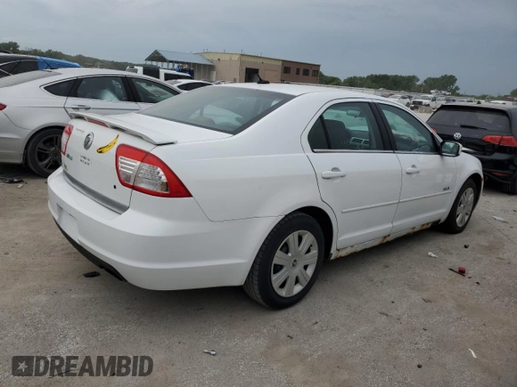 2007 Mercury Milan with VIN 3MEHM07ZX7R632217, listed as a Copart auction lot 61471995 with 155,133 mi miles and Salvage title. Bid and sale history available at DreamBid. Image 3.