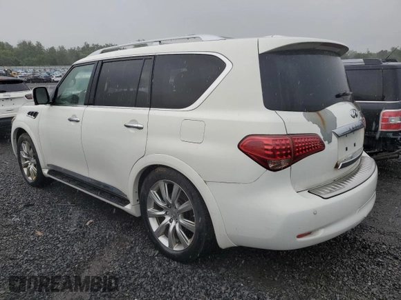 2012 Infiniti QX56 8-passenger z VIN JN8AZ2NCXC9315269, wystawiony jako Copart lot #59571585 z przebiegiem 205 969 mil mil oraz Czysty tytuł • Clean title. Historia ofert i sprzedaży dostępna na DreamBid. Obrazek 2.
