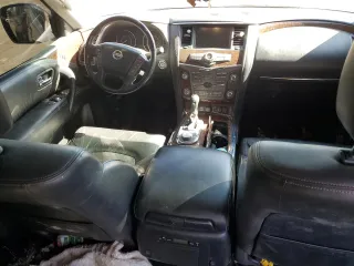 2020 Nissan Armada SL with VIN JN8AY2NCXLX518841, listed as a Copart auction lot 80346634 with 0 mi miles and Salvage Title. Bid and sale history available at carsss.com. Image 8.