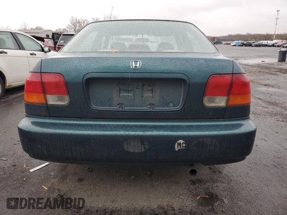 1998 Honda Civic EX with VIN 2HGEJ8644WH603860, listed as a Copart auction lot 81964144 with 203,675 mi miles and Salvage Title. Bid and sale history available at carsss.com. Image 6.