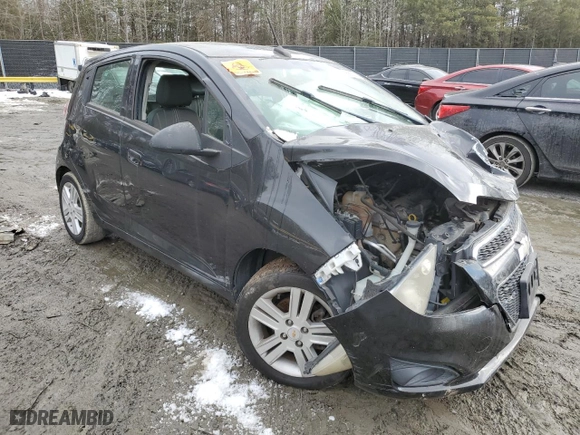 2014 Chevrolet Spark LS with VIN KL8CB6S92EC491899, listed as a Copart auction lot 89258855 with 49,872 mi miles and Salvage Title. Bid and sale history available at carsss.com. Image 4.