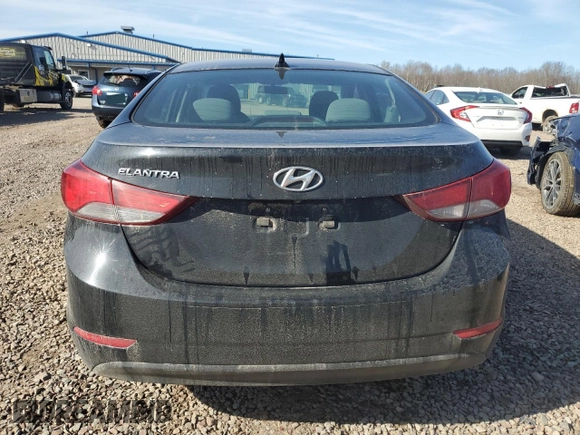 2015 Hyundai Elantra SE with VIN 5NPDH4AE8FH569220, listed as a Copart auction lot 51502735 with 162,756 mi miles and Salvage Title. Bid and sale history available at carsss.com. Image 6.