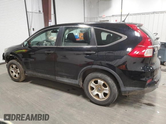 2015 Honda CR-V LX with VIN 2HKRM4H3XFH626927, listed as a Copart auction lot 52138505 with 185,366 mi miles and Salvage Title. Bid and sale history available at DreamBid. Image 2.