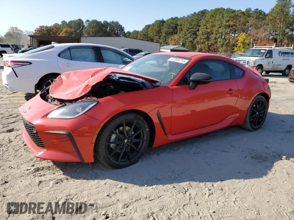 2023 Toyota GR86 Premium with VIN JF1ZNBF19P8758490, listed as a Copart auction lot 77269714 with 2,195 mi miles and Salvage Title. Bid and sale history available at carsss.com. Image 1.