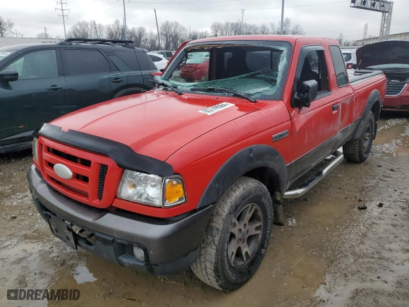 2006 Ford Ranger XL with VIN 1FTZR15E36PA44601, listed as a Copart auction lot 85749564 with 172,524 mi miles and Salvage Title. Bid and sale history available at carsss.com. Image 1.